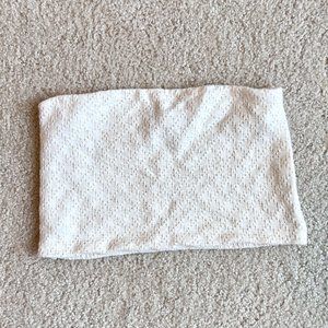 White Stradivarius Tube Top